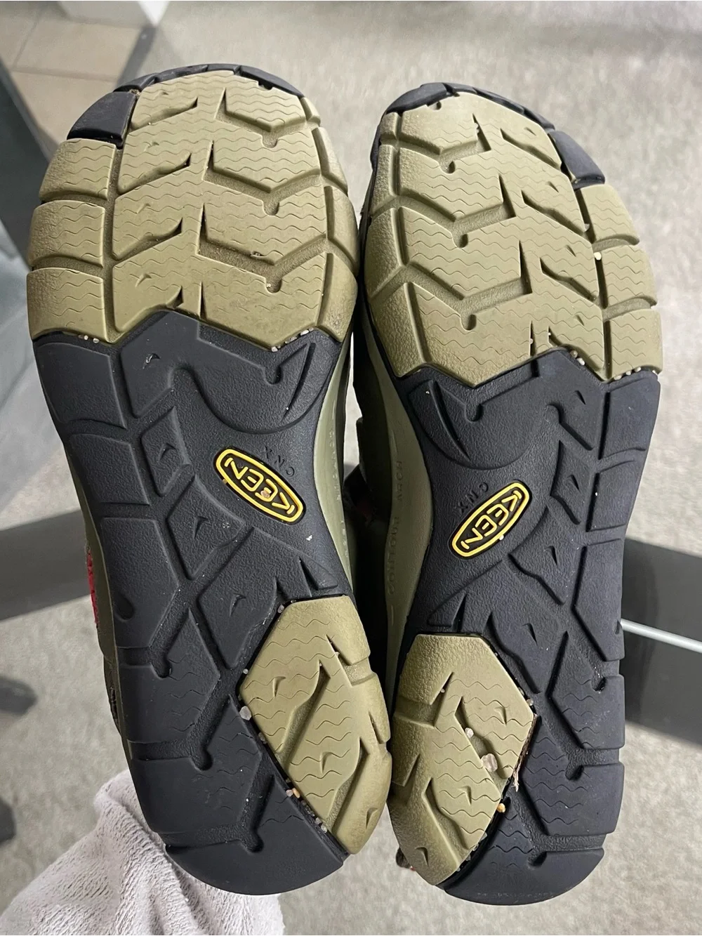 KEEN Newport Water Sport Sandals Waterproof Khaki Red Men’s Size 11 Outdoor‎